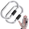 Oak-Sports Caribeener Clips,Climbing Carabiner(25kn=5600lbs),Heavy Duty Carabiner Clip,Multipurpose for Rigging, Ropes, Hammocks, Not Suitable for Pull-up Bars(2pack) view 1