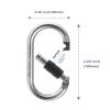 Oak-Sports Caribeener Clips,Climbing Carabiner(25kn=5600lbs),Heavy Duty Carabiner Clip,Multipurpose for Rigging, Ropes, Hammocks, Not Suitable for Pull-up Bars(2pack) view 4