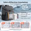TOURIT Cooler Backpack 30 Cans Lightweight Insulated Backpack Cooler Leak-Proof for Men and Women view 3