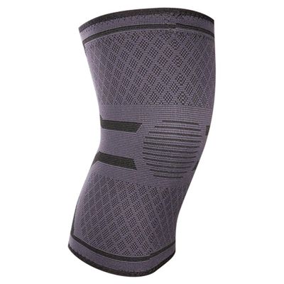 EXCEART 1pair Sports Knee Protector Elastic Silicone Knee Pad for Running Cycling More Breathable Knitted Design Comfortable Xxl Grey Nonslip Support Brace for All Activities