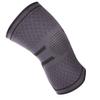 EXCEART 1pair Sports Knee Protector Elastic Silicone Knee Pad for Running Cycling More Breathable Knitted Design Comfortable Xxl Grey Nonslip Support Brace for All Activities view 2