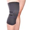 EXCEART 1pair Sports Knee Protector Elastic Silicone Knee Pad for Running Cycling More Breathable Knitted Design Comfortable Xxl Grey Nonslip Support Brace for All Activities view 3