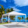 30'x10' Outdoor Canopy Tent,White Wedding Party Tent w/Removable Walls, Portable Home Use Waterproof Tent for Camping,Commercial Tent | Patio Parties Tent Sunshade Shelter (3 Sidewalls) view 2