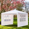 30'x10' Outdoor Canopy Tent,White Wedding Party Tent w/Removable Walls, Portable Home Use Waterproof Tent for Camping,Commercial Tent | Patio Parties Tent Sunshade Shelter (3 Sidewalls) view 4