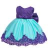 WOCINL Baby Girls Lace Bowknot Flower Dresses Princess Wedding Birthday Pageant Baptism Christening Tutu Gown w/Headwear Purple 12-18M view 3