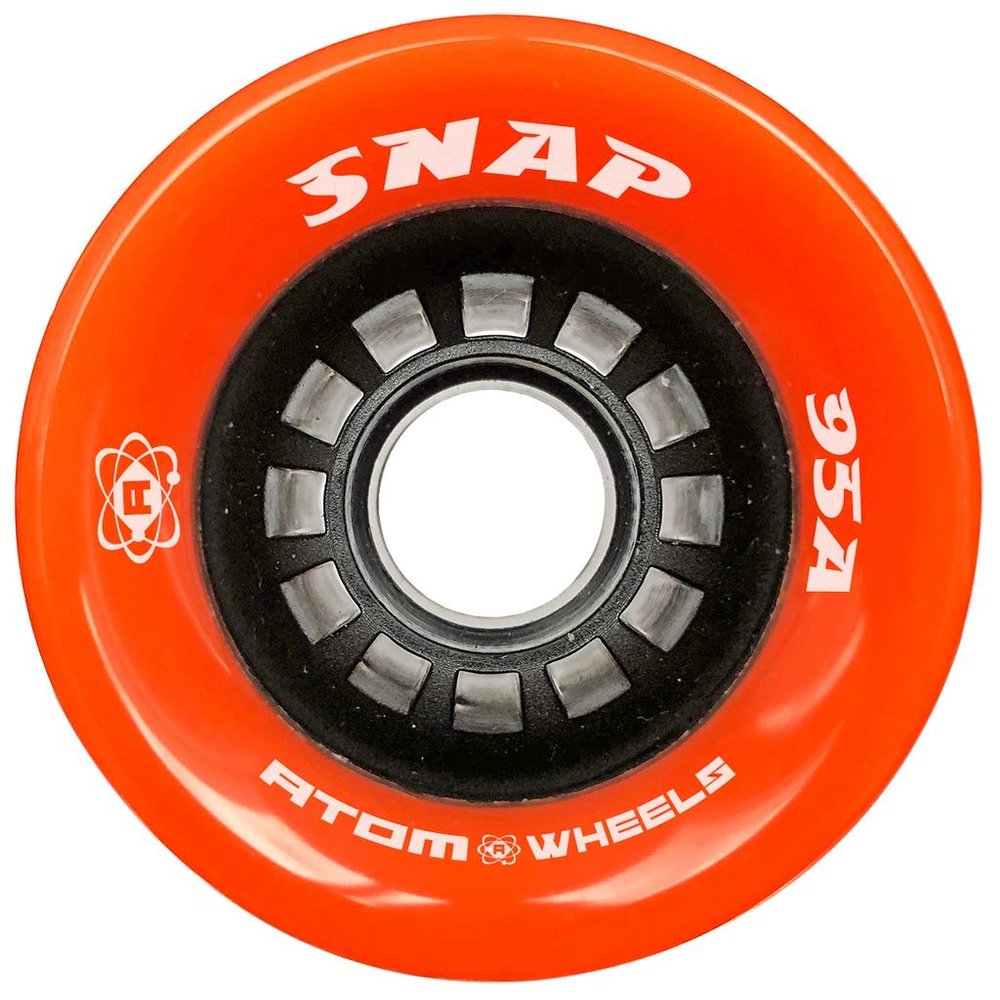 Atom Jackson Wheels - Snap (Orange, Set of 8)