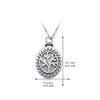 OIJH Atades Y Urnas,Artculos Conmemorativos Collar De Botella De Perfume De Acero Titanium Colgante Conmemorativo De Urnas De Mascotas para Hombres Y Mujeres view 2