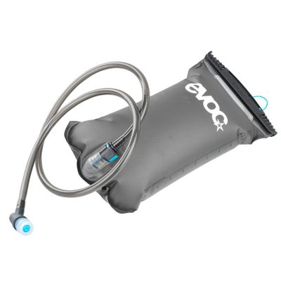 EVOC Hydration Bladder 2l Bladder Bag for The Backpack (Leak-Proof, Easy to Fill, Flexible Tube, bite Valve, Easy Cleaning, pollutant-Free), Carbon Grey