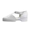 24 Hour Comfort Irma (1875) Women's Wide Width T-Strap Comfort Leather Shoes White 8.5 view 3