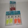 Catfish Charlie Dip Bait Worms, 3 Piece Variety (12 Packs), Red, Orange, & Chartreuse view 1