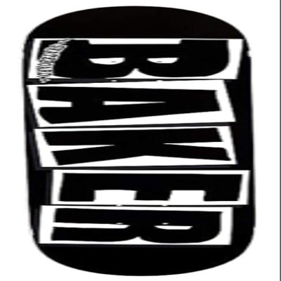 Baker Skateboards Deck(Black/White Logo,8.475")