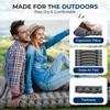 SereneLife Sleeping Pad with Pillow for Camping - Compact Sleeping Mat with Fast Inflation, Lightweight, and Tear-Resistant Backpacking Air Mattress with Carry Bag for Camping, Backpacking, Hiking view 4