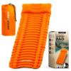 SereneLife Sleeping Pad with Pillow for Camping - Compact Sleeping Mat with Fast Inflation, Lightweight, and Tear-Resistant Backpacking Air Mattress with Carry Bag for Camping, Backpacking, Hiking view 1