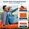 SereneLife Sleeping Pad with Pillow for Camping - Compact Sleeping Mat with Fast Inflation, Lightweight, and Tear-Resistant Backpacking Air Mattress with Carry Bag for Camping, Backpacking, Hiking view 4