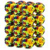 Lax Sak Soft Practice Lacrosse Balls - Same Weight & Size as a Regulation Lacrosse Balls, Great for Indoor & Outdoor Practices, Less Bounce & Minimal Rebounds - Puzzle, 24 Pack view 3
