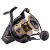 PENN Battle III Spinning Nearshore/Offshore Fishing Reel, HT-100 Front Drag, max of 30lb | 13.6kg, Made with Sturdy All-Aluminum Composition for Durability, 8000, Black Gold view 1