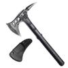 JXE JXO Camping Axe, Tomahawk with Spike, Survival Hatchet with Sheath, Nylon Fiber Handle for Outdoor Survival Hiking Camping 14.5 inch view 1