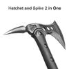 JXE JXO Camping Axe, Tomahawk with Spike, Survival Hatchet with Sheath, Nylon Fiber Handle for Outdoor Survival Hiking Camping 14.5 inch view 3