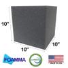 Foamma Charcoal Foam Pit Cubes/Blocks 10 x 10 x 10 10 Pack for Gymnastics, Freerunning and Parkour Courses, Skateboard Parks, BMX, Trampoline Arenas view 2