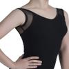 Dance Favourite Black Leotards with Cross Straps for Girls and Women DFD0150 (L) view 2