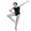 Dance Favourite Black Leotards with Cross Straps for Girls and Women DFD0150 (L) view 4