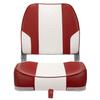 Leader Accessories A Pair of New Low Back Folding Boat Seat(2 seats) (C-White/Red) view 2
