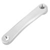 Bike Crank Arm, Bike Cranks, Cranks Pedal Crank Arm Crank Arm, for Home for Travel( Hole-Silver) view 2