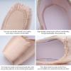 DoGeek Satin Pointe Shoes for Girls and Ladies Professional Ballet Dance Shoes with Ribbon for School or Home Pink view 4