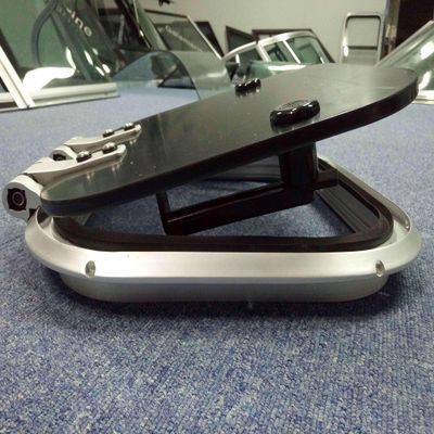 JZ Aluminum Friction Hinge Hatch Porthole Portlight Window 5 Sizes for Marine Boat Yacht (450x450mm)