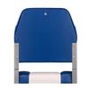Leader Accessories A Pair of New Low Back Folding Boat Seat(2 seats) (D-White/Blue) view 4