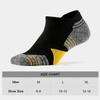 WANDER Men's Athletic Running Socks 7 Pairs Thick Cushion Ankle Socks for Men Sport Low Cut Socks 6-9/10-12 (7 Pairs Black Yellow, Shoe Size: 12-14) view 3