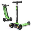 besrey Kick Scooter for Kids Ages 3-10, 3-Wheel Folding Scooter with Adjustable Height, LED Light Wheels, Extra Wide Deck for Outdoor Activities view 1