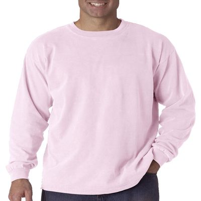 Comfort Colors Adult Long Sleeve Tee, Style 6014 (Large, Blossom)