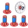 BESPORTBLE Bike Tool Kit Titanium Steel Screw 1 Box/12PCS Titanium Steel Brake Pad Screws for Mountain Bike (Red) view 3