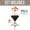Franklin Sports Disc Golf Target - Portable - Sturdy Metal Chains - Carry Bag Included view 2