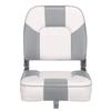 Leader Accessories A Pair of New Low Back Folding Boat Seat(2 seats) (D-White/Grey) view 2