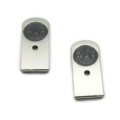 Tek_Tactical 2 X Custom S&W Models 1006, 1026DL, 1066, 1076DL and 1086DA Magazine Metal Floor-Plate, 10mm Nickel Black Plated