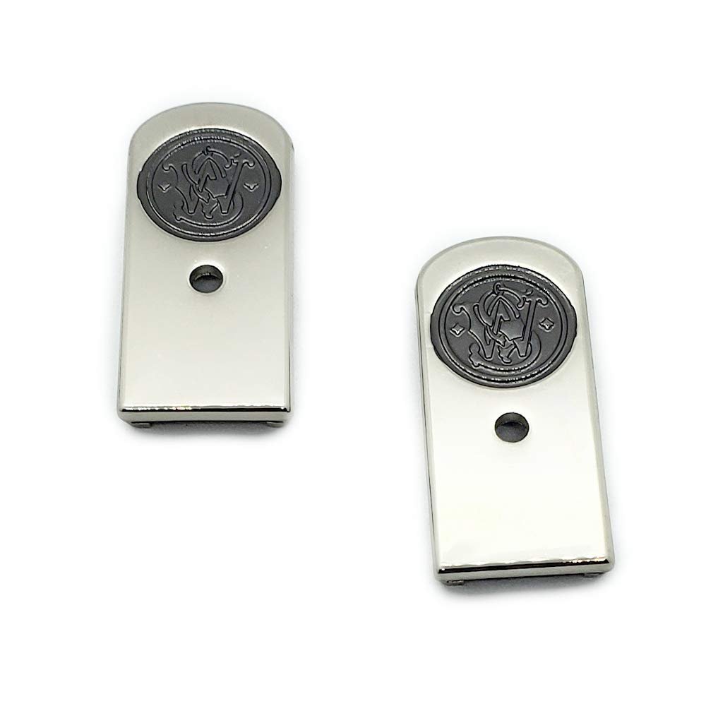 Tek_Tactical 2 X Custom S&W Models 1006, 1026DL, 1066, 1076DL and 1086DA Magazine Metal Floor-Plate, 10mm Nickel Black Plated
