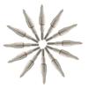 125 Grain Archery Field Points Stainless Steel Aroow Bullt Ponts with Arrow Pedesta for Target Practice 5/16(12Pack) view 2