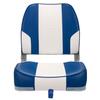 Leader Accessories A Pair of New Low Back Folding Boat Seat(2 seats) (C-White/Blue) view 2