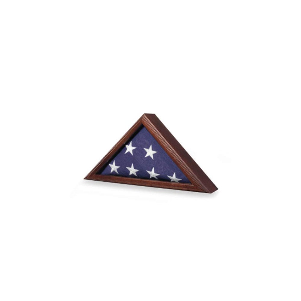 Flags Connections - Air Force Flag Case - Great Wood Flag Case - Oak or Walnut or Cherry Material.