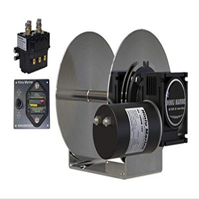 JZ 12V 1000W 316 Stainless Steel Drum Anchor Winch Marine Fishing Boat Yacht M2