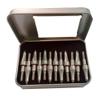 100 Grains Field Points,5/16Stainless Steel Archery Target Bullet Point Sharp Targethead Screw in Broadheads (1 Dozen 12 PCS) (5/16(100Grain)) view 3