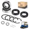10L0L Golf Cart Rear Axle Bearing & Seal for EZGO TXT RXV Marathon Medalist Electric Models 1978 Up, Bearing Shaft Kit Replace OEM# 611931, 620343, 15112G1, 15114G1, 70181G01, 230-889, 82705-78 view 1