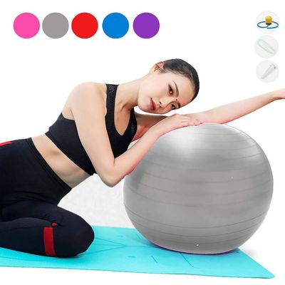 GSPYJQ Exercise Gym Ball 95Cm Anti Burst for Stability Yoga Ball Fitness Yoga Childbirth Assisted Ball Suitable for Home Gym Office Chair (Color : E)