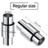Mudder 16 Pieces Skates Spacers Inline Bearing Axle Aluminum Speed Spacer for 6mm Axles Roller view 2