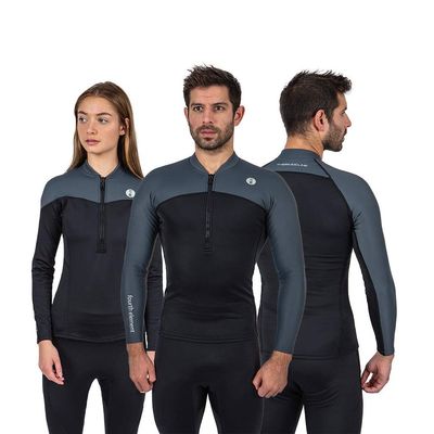 Fourth Element Men's Thermocline Long Sleeve Top Front Zip, X-Large
