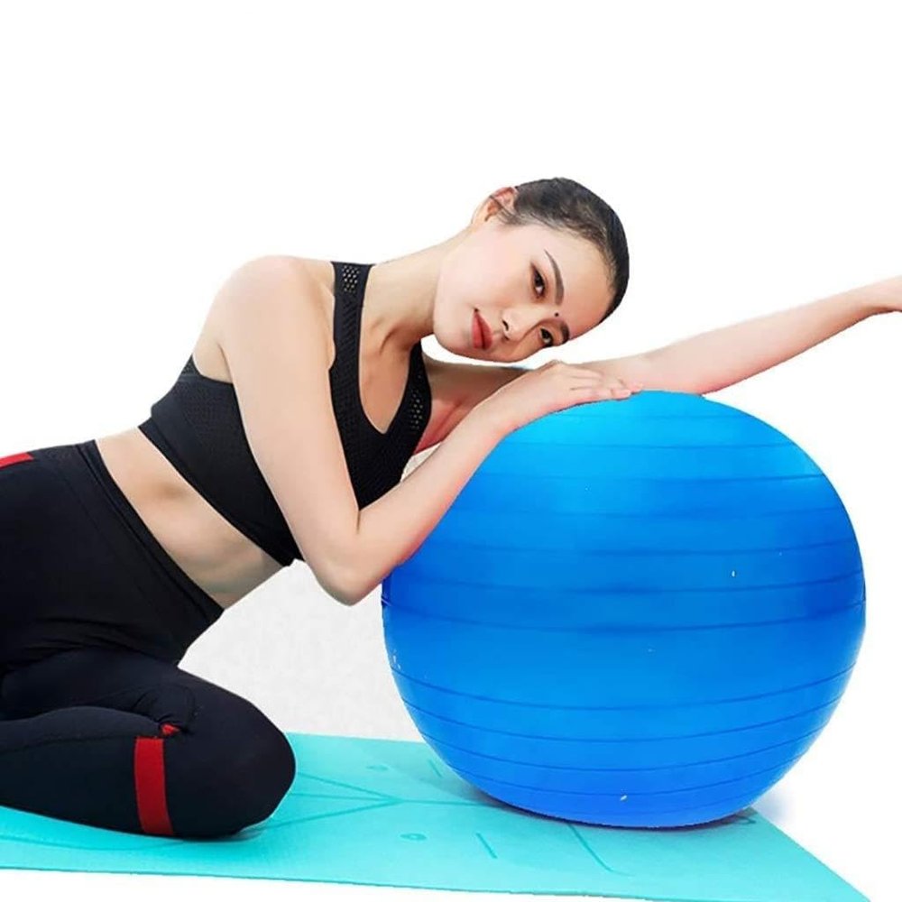 GSPYJQ Exercise Gym Ball 95Cm Anti Burst for Stability Yoga Ball Fitness Yoga Childbirth Assisted Ball Suitable for Home Gym Office Chair (Color : C)
