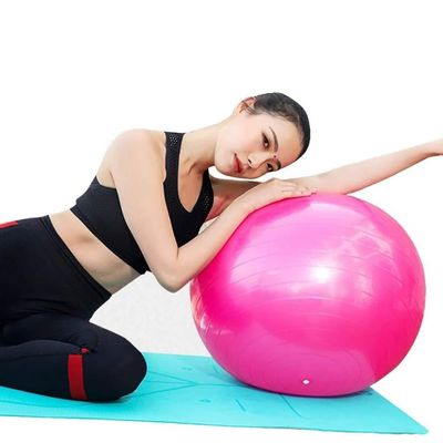 GSPYJQ Exercise Gym Ball 95Cm Anti Burst for Stability Yoga Ball Fitness Yoga Childbirth Assisted Ball Suitable for Home Gym Office Chair (Color : B)