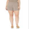 The Drop Women's Adrienne Pull-On Sweater Knit Short, Heather Mushroom, L view 4
